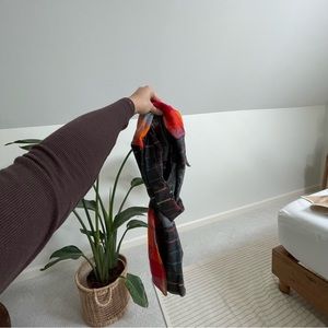 New Plaid wrap scarf